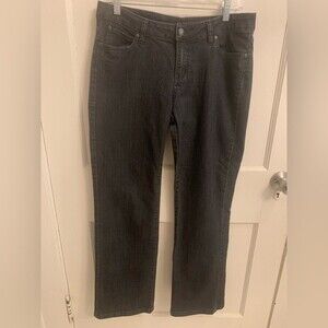 Prana Gray wash wide leg Jeans Size 10